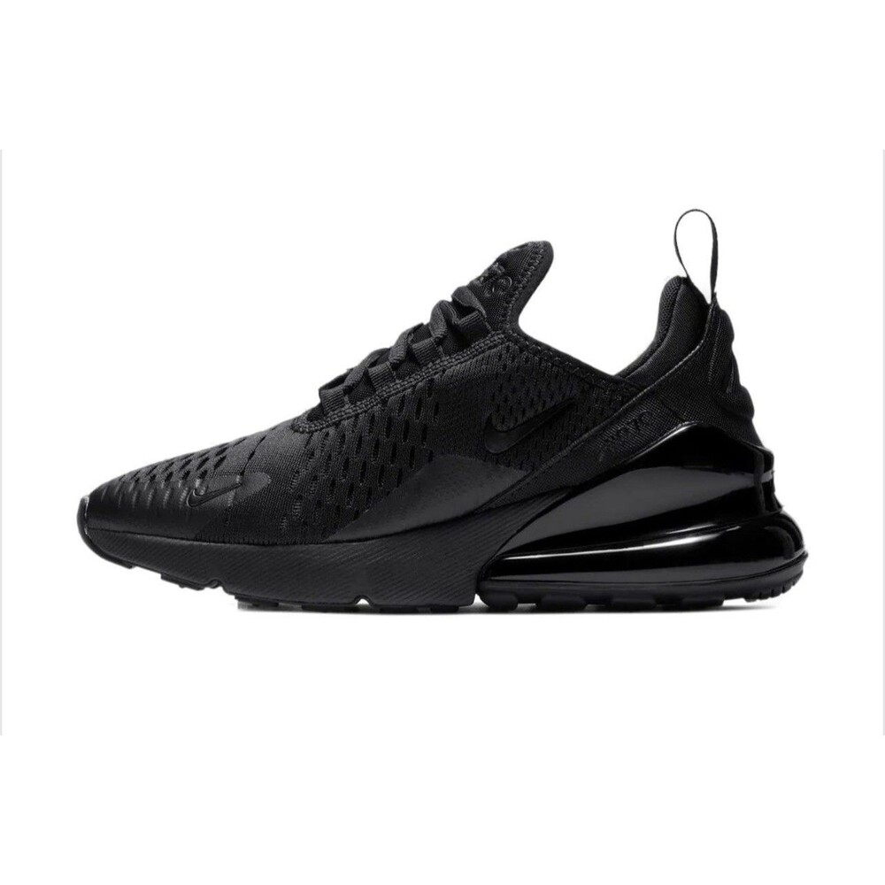 Grade School Size 5.5y / Women’s Size 7 Nike Air Max 270 BLACK/BLACK BQ5776 001